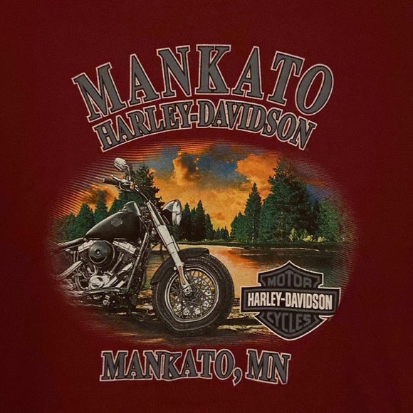 Mankato Harley Davidson Motorcycle Mankato, MN Shirt Size Mens XL 🔥 - Picture 6 of 6
